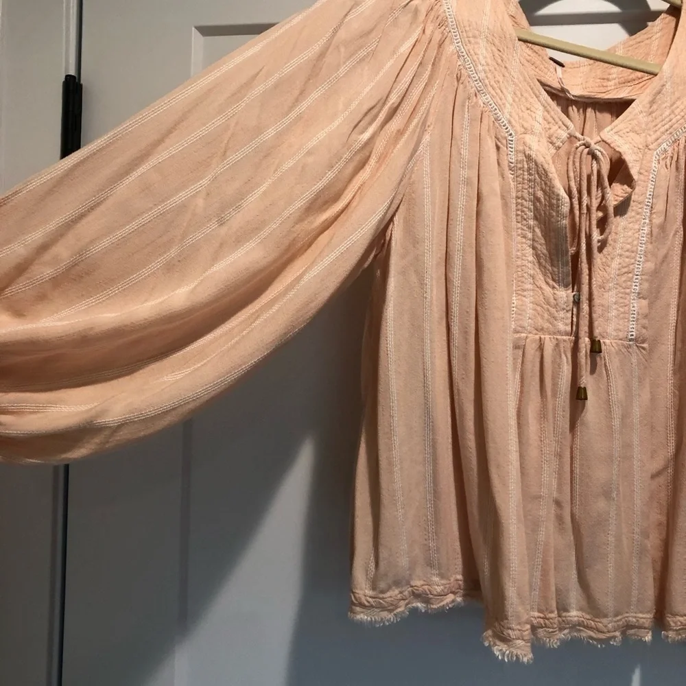 Free People Wrapped in Rhythm Tie Top
